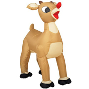 inflatable christmas reindeer